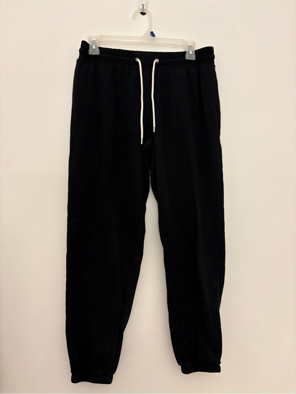 Old Navy Black Joggers with White Drawstring